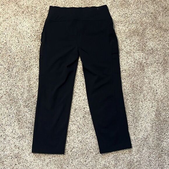 Eddie Bauer Women's Stratify Black Pull On Crop Pants Size 4 - Picture 6 of 7